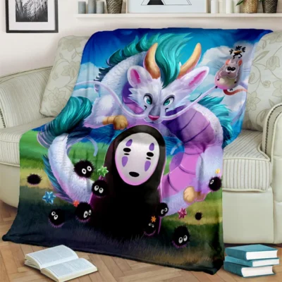 Spirited Away Kawaii Blanket - Spirited Away Merch